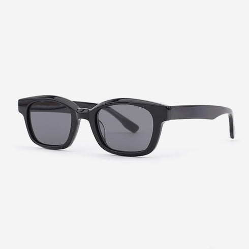 Rectangle Retro  Acetate Unisex Sunglasses 22A8004